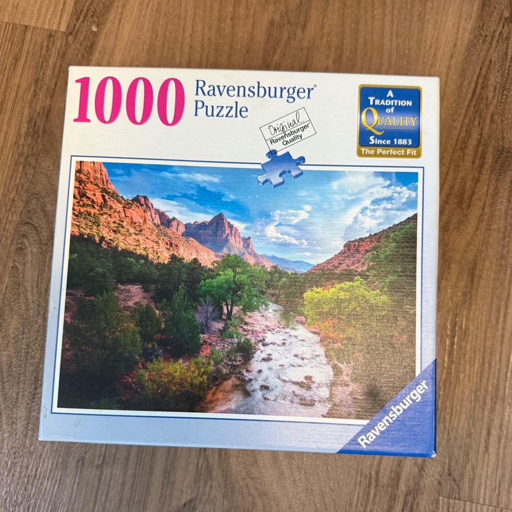 Ravensburger Winding River 1000 Piece Jigsaw Puzzle Landscape No. 81 360 5